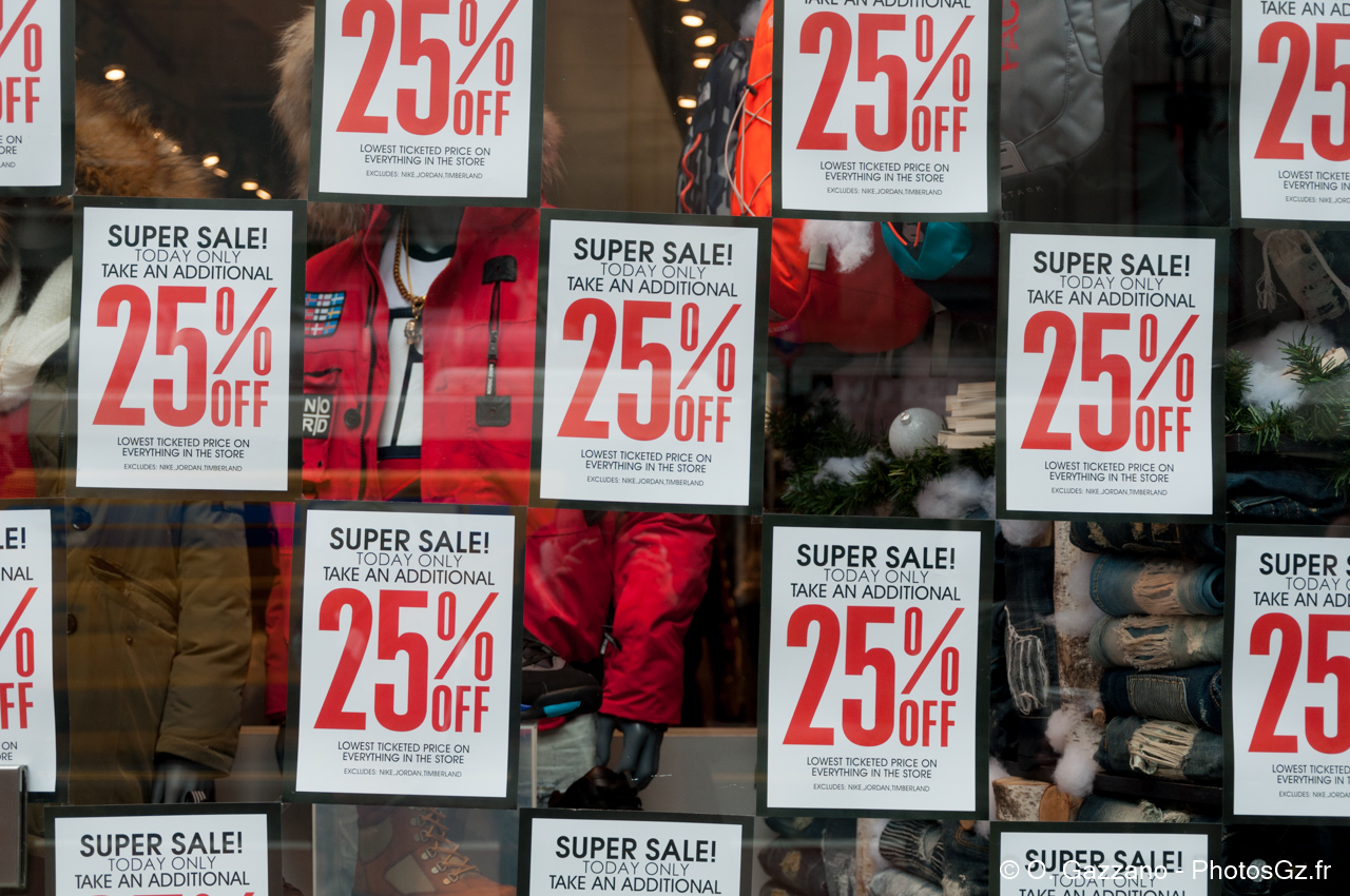 Black Friday sur la 5ième avenue (NYC)